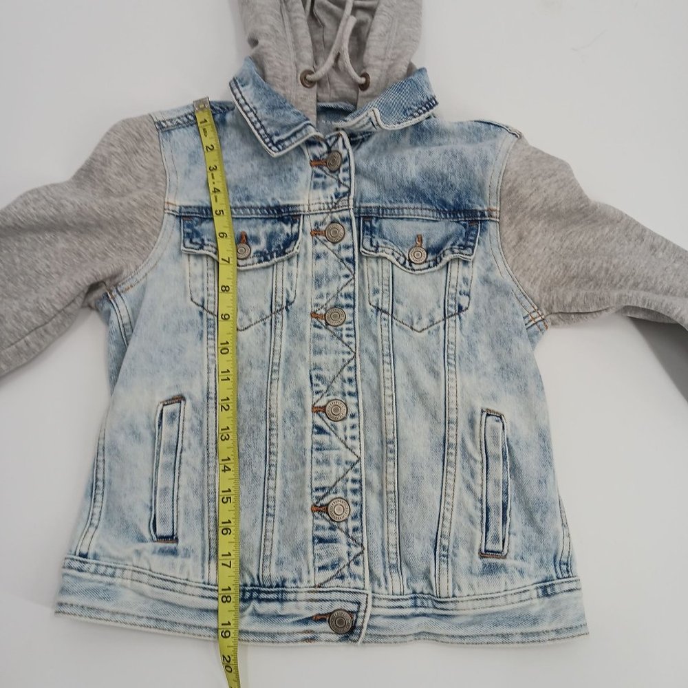 AEROPOSTALE WOMENS XS JEAN HOODIE JACKET - Picture 7 of 15